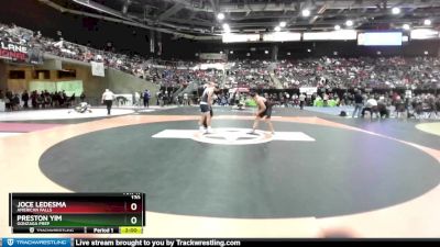 170 lbs Champ. Round 1 - Joce Ledesma, American Falls vs Preston Yim, Gonzaga Prep