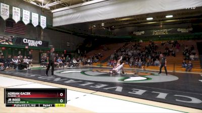 184 lbs JR Reed, Cleveland State vs Adrian Gacek, Clarion