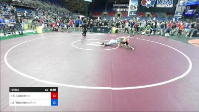 120 lbs Cons 8 #1 - Easton Cooper, WI vs Jeremiah Wachsmuth, OR