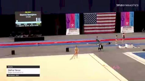 Defne Yavuz - Ribbon, Eagle Gymnastics TX - 2021 USA Gymnastics Championships