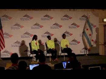 Chicago Marathon 2012- Press Conference Top 3 Women