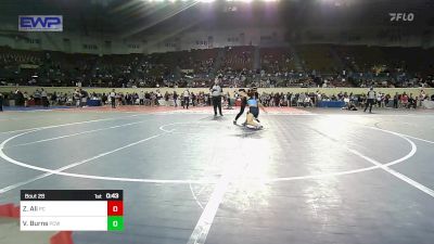 133 lbs Consi Of 16 #1 - Zayaan Ali, Putnam City vs Valery Burns, Putnam City West