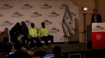Chicago Marathon 2012- Press Conference-Top 3 Men