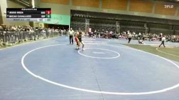 165 lbs Champ. Round 1 - Jesse Meza, Oakdale vs Micah Cavalluzzi, El Dorado