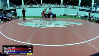 106 lbs Round 1 (8 Team) - Ella Henning, Minnesota vs Killian Evans, Missouri