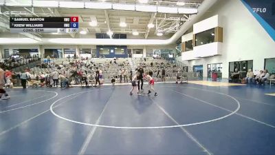 67 lbs Cons. Semi - Samuel Barton, Northside Wrestling Club vs Krew Williams, Northside Wrestling Club