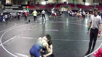 70 lbs 3rd Place Match - Nolan Arredondo, Elm Creek Youth Wrestling Club vs Evan Love, Gretna Youth Wrestling Club