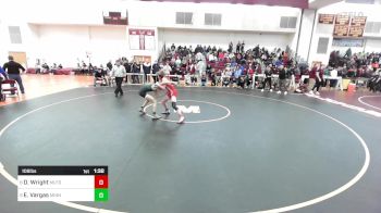 106 lbs Consi Of 4 - Dylan Wright, Milford vs Ezekiel Vargas, Minnechaug