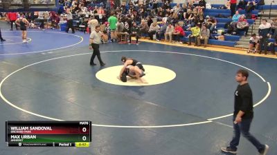 152 lbs Cons. Round 3 - Max Urban, Amherst vs William Sandoval, Orchard Park