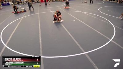 57-63 lbs Cons. Round 2 - Carter Schmitz, Monticello Wrestling Club vs Lincoln Anderson, Minnesota