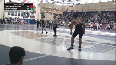 133 lbs Consi Of 32 #2 - Nick Wierzbowski, Central Bucks West vs Tiago Passos, Bishop Verot