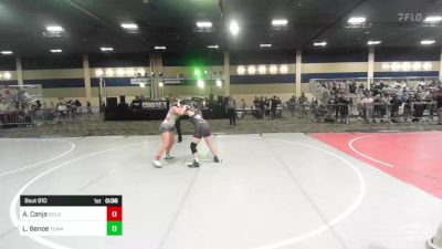 155 lbs Consi Of 4 - Addison Canja, Gold Rush Wr Ac vs Lillian Benoe, Team Thunder WC