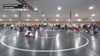 152 lbs Quarterfinal - Triston Williamson, Canisteo vs Tyler Keppley, Wernersville