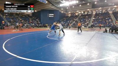285 lbs 3rd Place Match - Isaiah Taylor, AIM Academy vs Cael Mielnik, Blair Academy