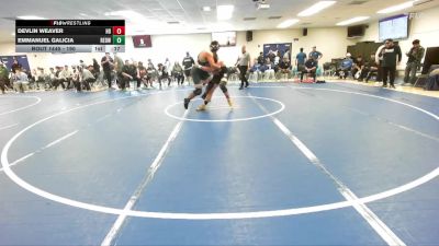 190 lbs Cons. Round 5 - Emmanuel Galicia, Redwood vs Devlin Weaver, Huntington Beach