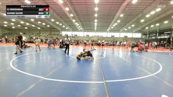 90 lbs Quarterfinal - CJ Dreshman, Quest School Of Wrestling MS vs Zavier Olver, Mat Assassins Red