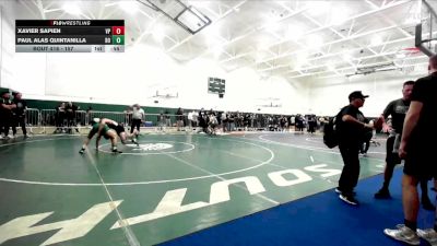 157 lbs Cons. Round 2 - Xavier Sapien, Villa Park vs Paul Alas Quintanilla, Brea Olinda