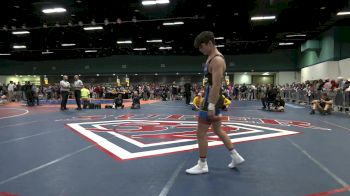 144 lbs Semifinal - August Hibler, NJ vs Cameron Catrabone, NY