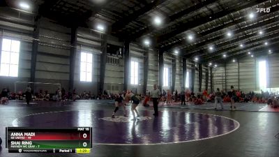 127 lbs Semis & 1st Wrestleback (8 Team) - Anna Madi, NE United vs Shai Ring, Mayhem WC Gray