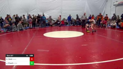 85 lbs Semifinal - Kayden Reid, Manchester vs Jordan Piselli, Logan Station