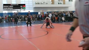 126 lbs Champ. Round 1 - Bradley Ament, St Christopher vs Chase Mancini, Council Rock North