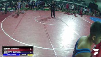 132 lbs 1st Place Match - Sawyer Keinonen, Oregon vs Sebastian Quintana, Nevada