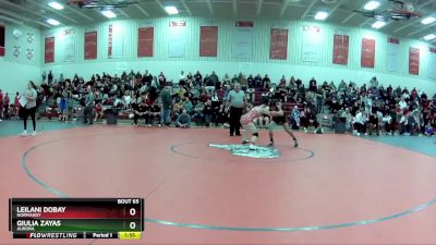 100 lbs Quarterfinal - Leilani Dobay, Normandy vs Giulia Zayas, Aurora