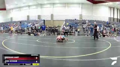 63-67 lbs Semifinal - Brennan Hart, MI vs Josh Schaub, TX