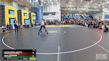 144 lbs Cons. Round 1 - Nick Eddinger, Middletown vs JuanCarlos Santos, Conrad School Of Science