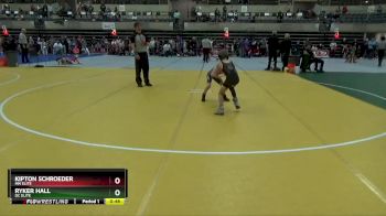 55 lbs Cons. Round 3 - Ryker Hall, DC Elite vs Kipton Schroeder, Mn Elite