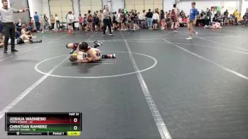 105 lbs Round 3 (4 Team) - Joshua Wasnieski, Terps Xtreme vs Christian Ramierz, Bitetto Trained