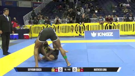 Matheus Luna vs Deyvson Souza 2025 Pan IBJJF Jiu-Jitsu No-Gi Championship