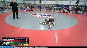 80 lbs Cons. Semi - Talon Fryman, All-Phase WC vs Kaine Showers, North Montana WC