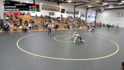 133 lbs Cons. Round 4 - Connor Bayliss, Marian vs Jacob Kaake, Marian - Ancilla