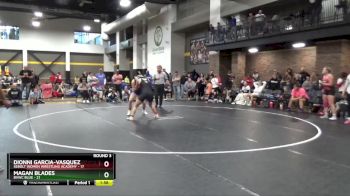 142 lbs Round 3 (16 Team) - Dionni Garcia-Vasquez, Sebolt Women Wrestling Academy vs Magan Blades, BVWC Blue