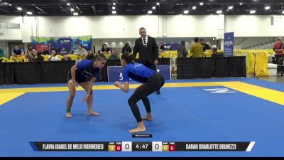 Sarah Charlotte Boukezzi vs Flavia Isabel De Melo Rodrigues 2025 World IBJJF Jiu-Jitsu No-Gi Championship