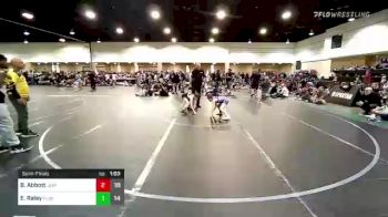 72 lbs Semifinal - Beau Abbott, Jefferson Wrestling Club vs Ethan Raley, Florida Scorpions