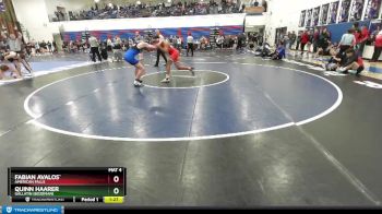 145 lbs Cons. Semi - Fabian Avalos`, American Falls vs Quinn Haarer, Gallatin (Bozeman)