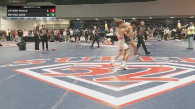 106 lbs Consi Of 64 #2 - Cayden Wadle, NJ vs Nathiel Nava, CA