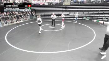 3A 120 lbs Champ. Round 1 - Brayden Spencer, Canyon View vs Carter Wardell, Morgan