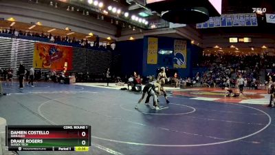 120 lbs Cons. Round 1 - Damien Costello, Sherando vs Drake Rogers, Sussex Tech