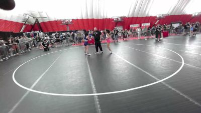 105 lbs Quarters - Jewel Vardsveen, Jackrabbit Wrestling Academy vs Michaela Quillman, Mauston Talons