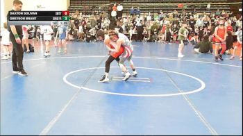 77 lbs Rr Rnd 7 - Daxton Solivan, Smitty's Barn Red - ESC vs Greyson Brant, SAVAGE Wrestling Academy - ESC