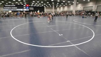 130 lbs Cons. Semis - Elizabeth Thomas, Edwardsville Wrestling Club vs Reagan Eaton, Nebraska Wrestling Academy