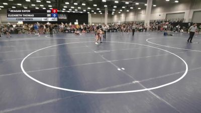 130 lbs Cons. Semis - Elizabeth Thomas, Edwardsville Wrestling Club vs Reagan Eaton, Nebraska Wrestling Academy