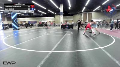 126 lbs Consi Of 4 - Charles Anderson, Texas Eagle Wrestling Academy vs Izak Saenz, Grind Wrestling Club