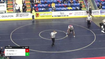 192 lbs Consi Of 8 #2 - Ryan Ludwig, Clearfield vs Christian Harris, North Hills