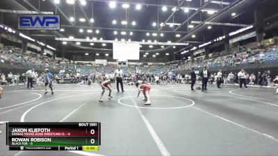 79 lbs Cons. Round 3 - Jaxon Kliefoth, Kansas Young Guns Wrestling Cl vs Rowan Robison, Black Fox