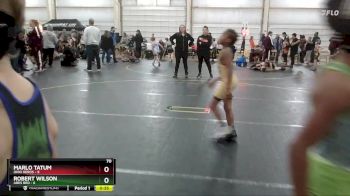 75 lbs Round 5 (6 Team) - Royal Johnson, Ohio Heros vs Brycen Wallace, Ares Red