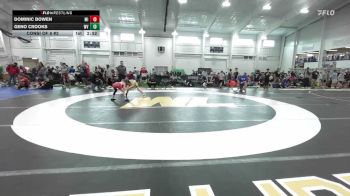 80 lbs Consi Of 8 #2 - Dominic Bowen, MI vs Geno Crooks, WV